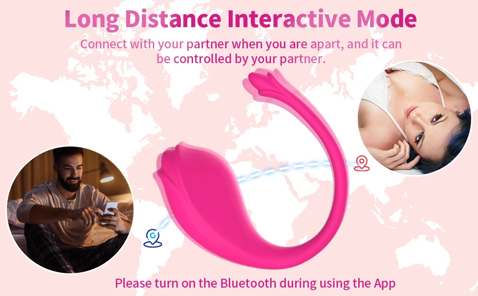 Wireless App Control Vibrator Bluetooth G Spot Clit Stimulator_voghion.com