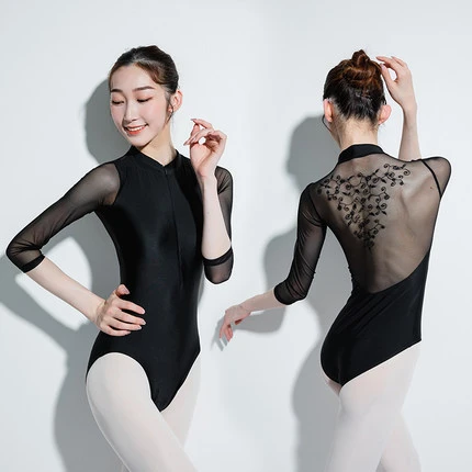 Women's Dance Gymnastics Bodysuit Women's Dance Ballet Leotard