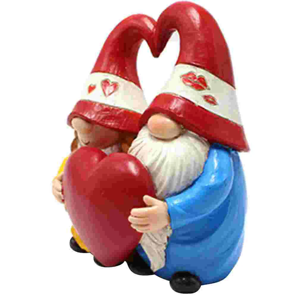 

Garden Couple Ornaments Resin Crafts Decorative Gnome Figurines Scene Decors Gnomes Decorations For Yard Lovers Statues