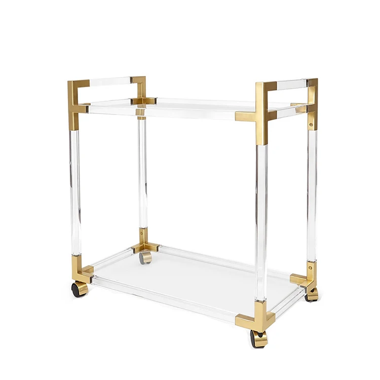 

Factory Price of Acrylic New design Luxury Trolley and Cart
