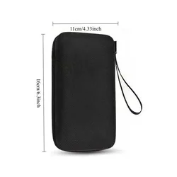 Compact Waterproof Travel Cable Organizer - Double - Layer All - in - One Electronics Accessories Bag (Black)