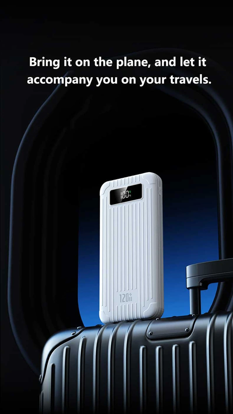 High Capacity Power Bank 100000mah Super Fast Charging With Cables_voghion.com