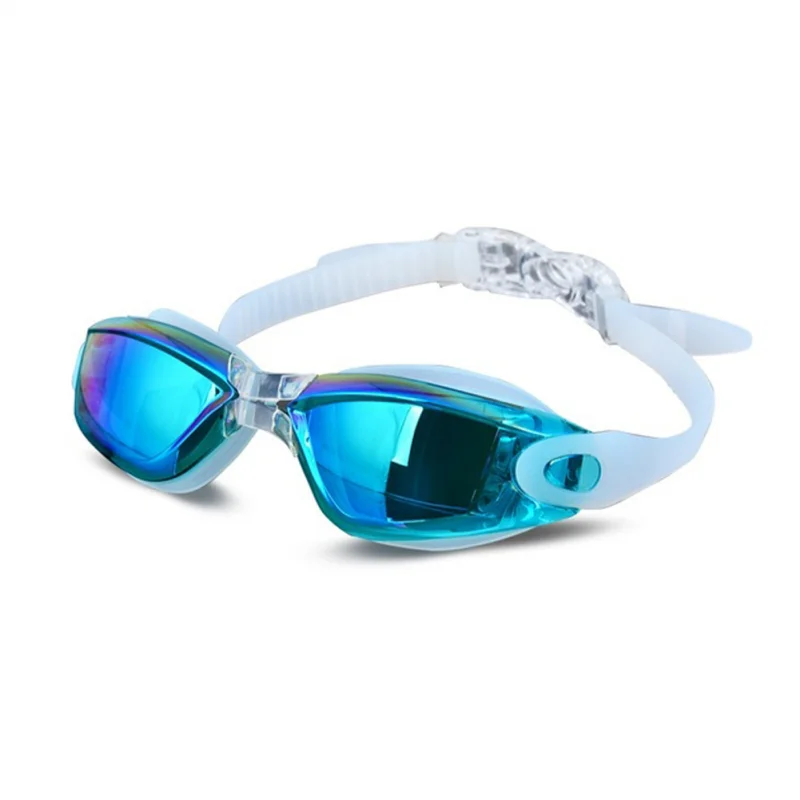 Professional Silicone Swimming Goggles Anti-Fog Electroplating Uv Swimming Glasses for Men Women Diving Water Sports Eyewear 6