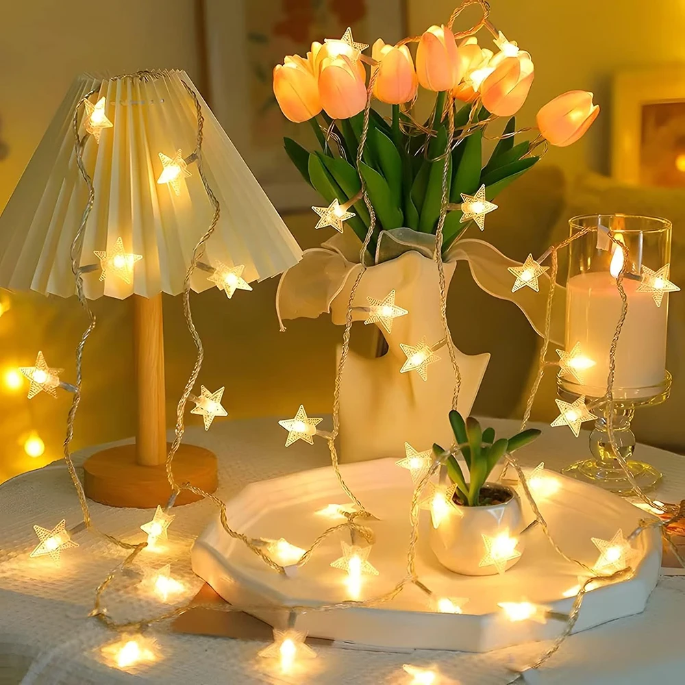Luminous Starry LED Fairy Lights for Festive Indoor & Outdoor Decor