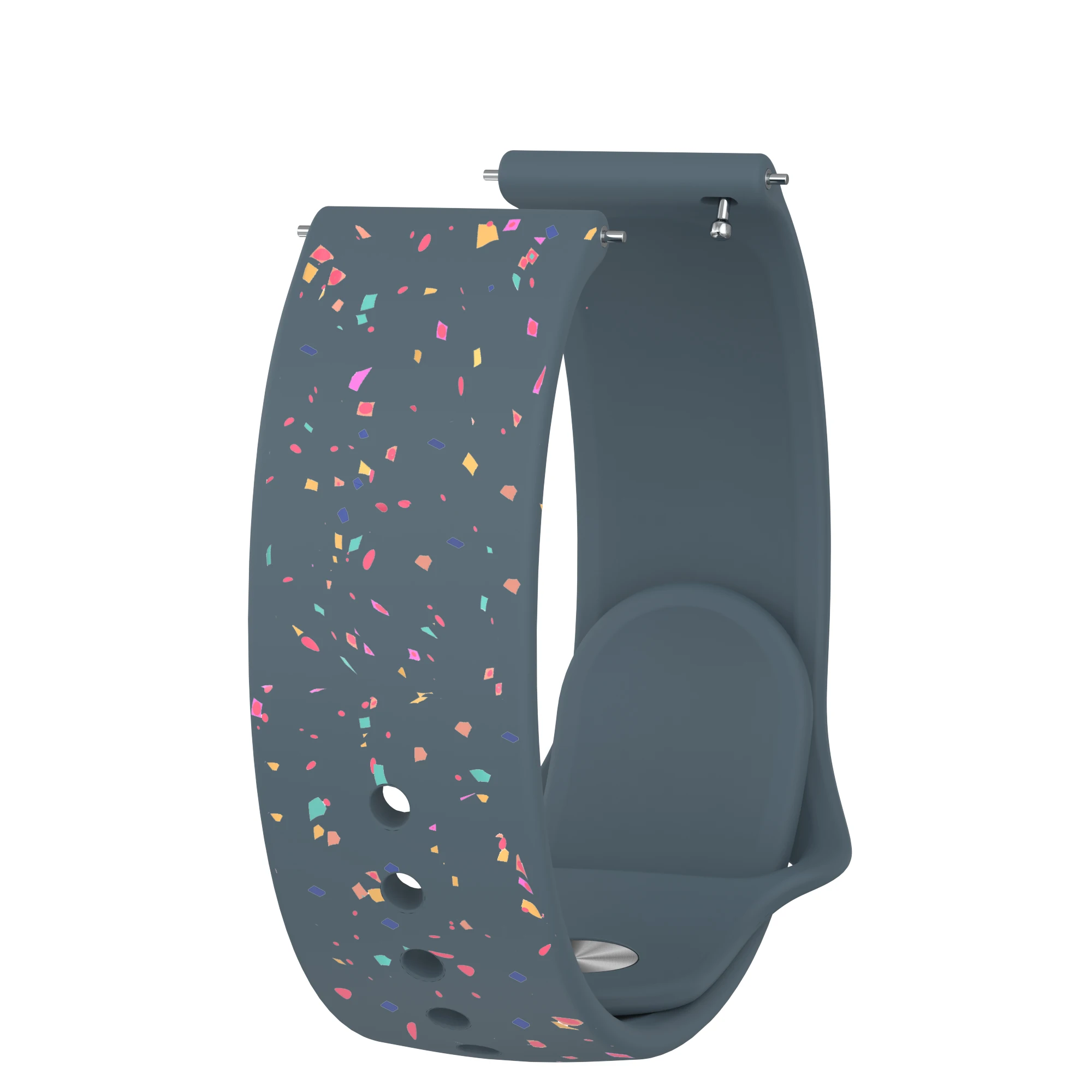 Colorful 20mm Soft Silicone Watch Band Strap