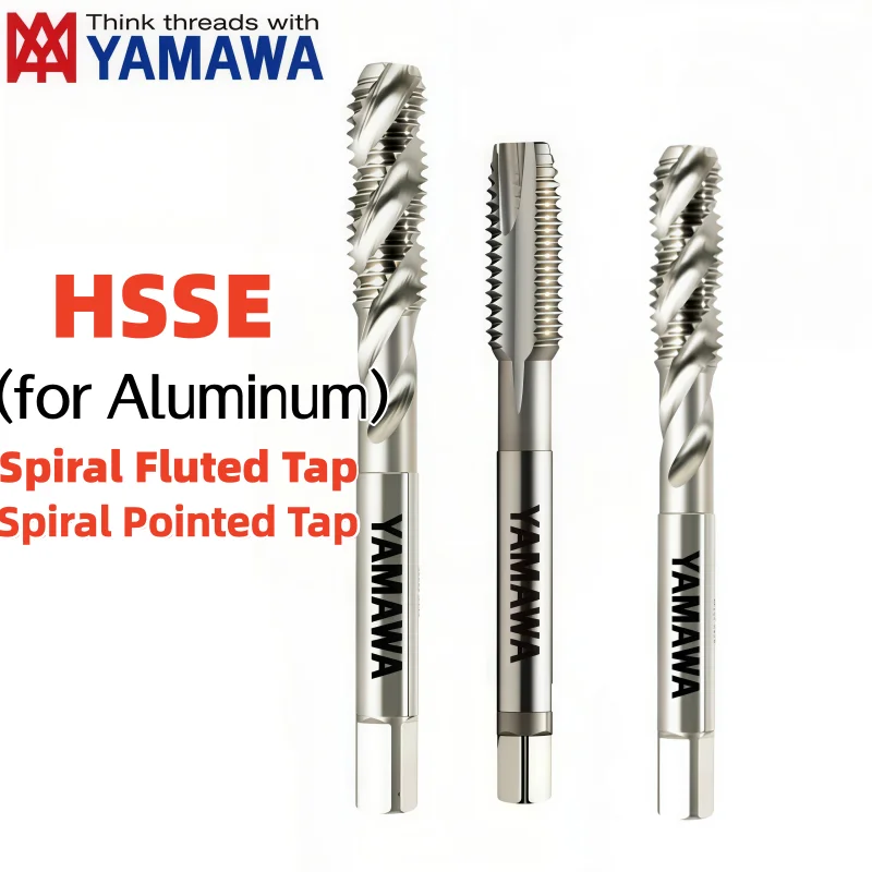1PCS 일본 야마와 HSSE 나선형 플루트 탭 M1M1.5M1.6M1.7M1.8M2..