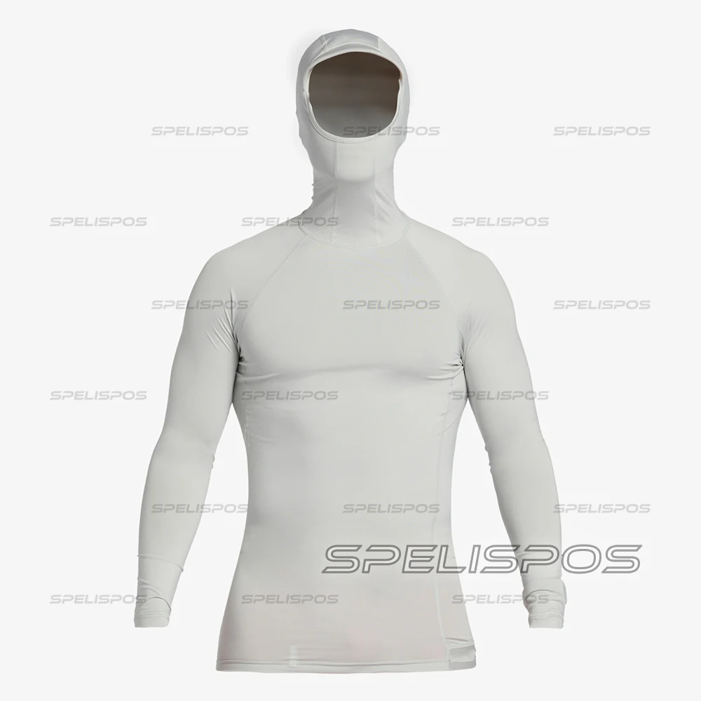 Rash Guard Diving T-Shirts Tight Surfing Hoodies Fitness Swimming Men Lycra Swimwear Summer UV Hood Beach Floatsuit Tops