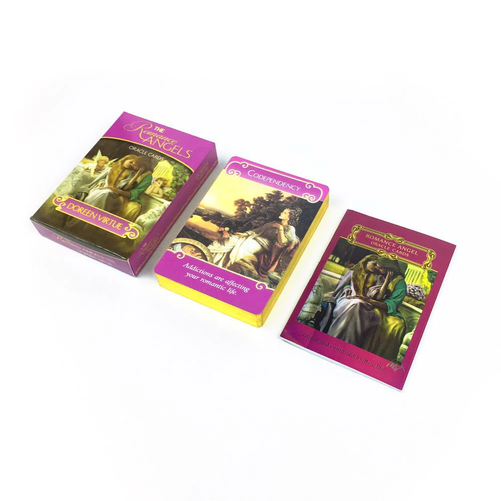 

11 X 8 Romance Angels Oracle Cards Deck With Paper Guidebook Tarot Games Fate Oracle Fate Big Size Cards 18