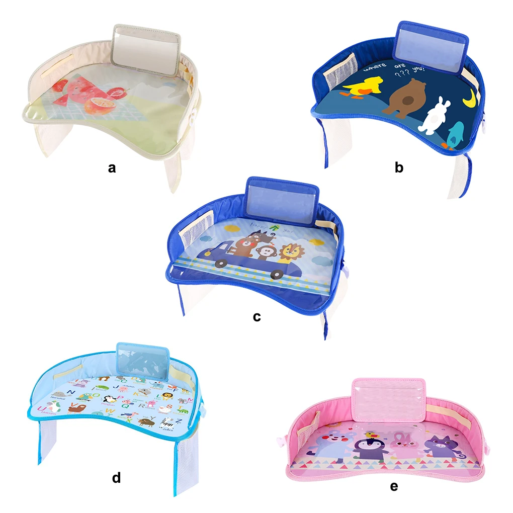 

Baby Car Tray Travel Table Waterproof Holder Stroller with Strap Type 5
