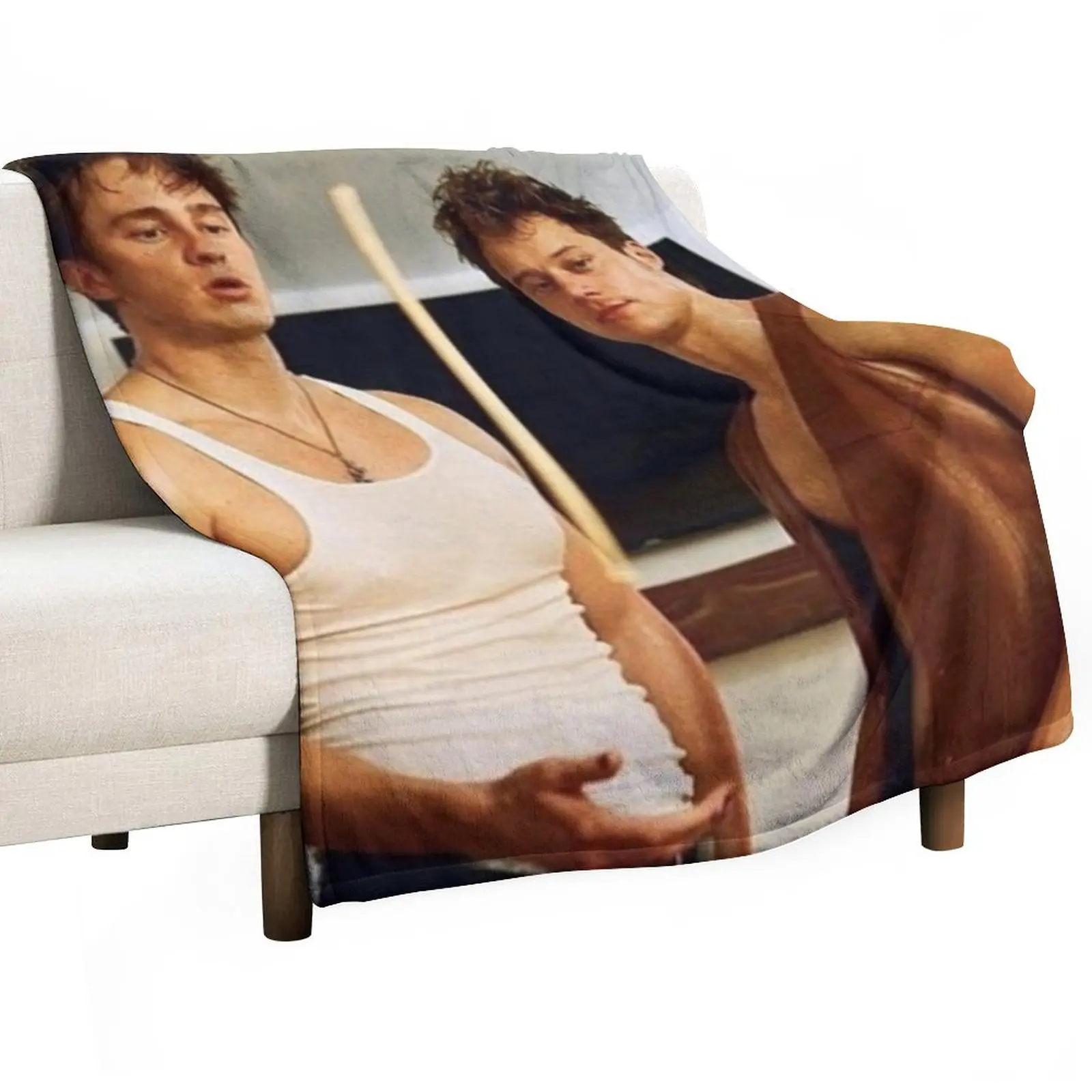 

drew and rudy Throw Blanket Flannel Blanket Designer Blankets Beach Blanket