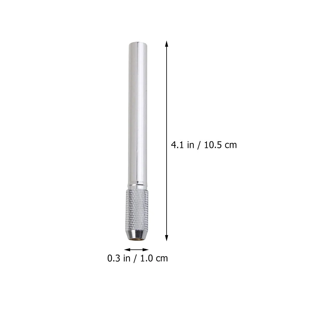 8 Pcs Pencil Extender Pencils Holder for Lengthen Tool Crayon Extension Home Office Supplies Stainless Steel Artist Sketch 6