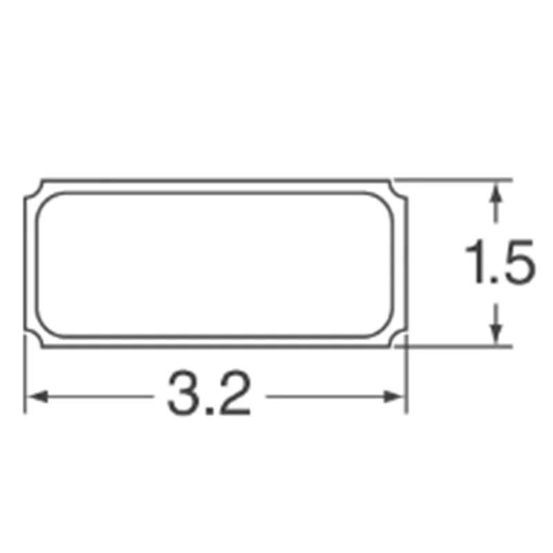 (10PCS) NX3215SA-32.768K-STD-MUS-2 3.2MM*1.5MM CRYSTAL 32.7680KHZ 12.5PF SMD NX3215SA KHz crystal (fork)