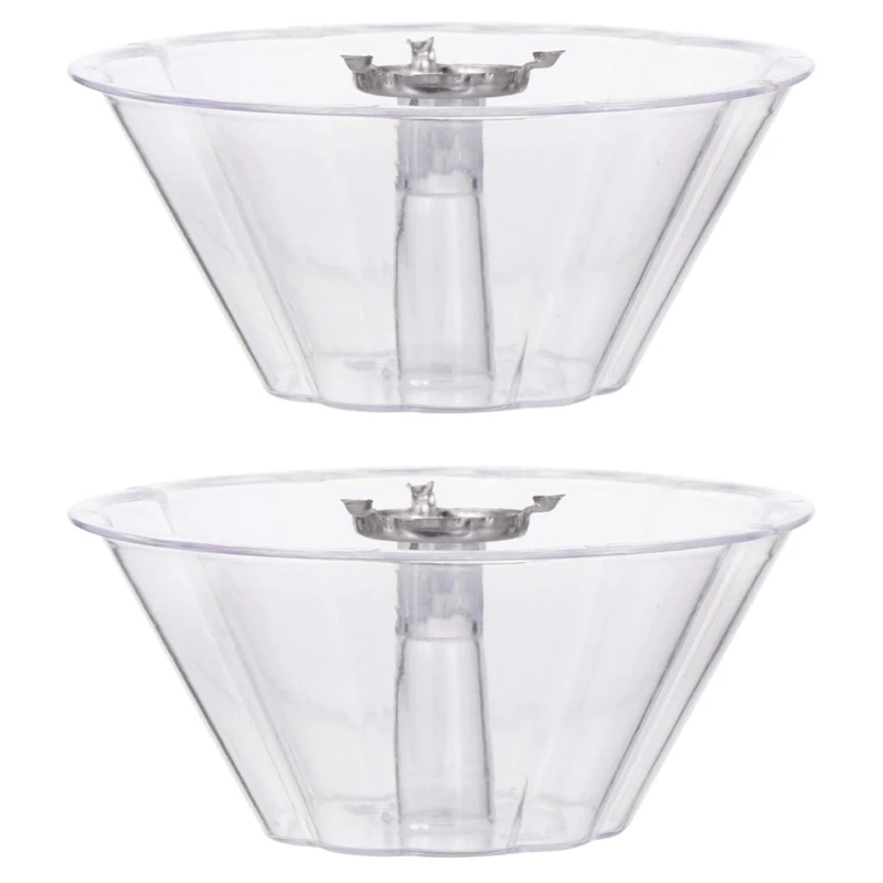 

2Pcs Plastic Range Hood Oil Cup Round Oil Catcher Oil Collecting Cup Range Hood Oil Box Replacement Accessories
