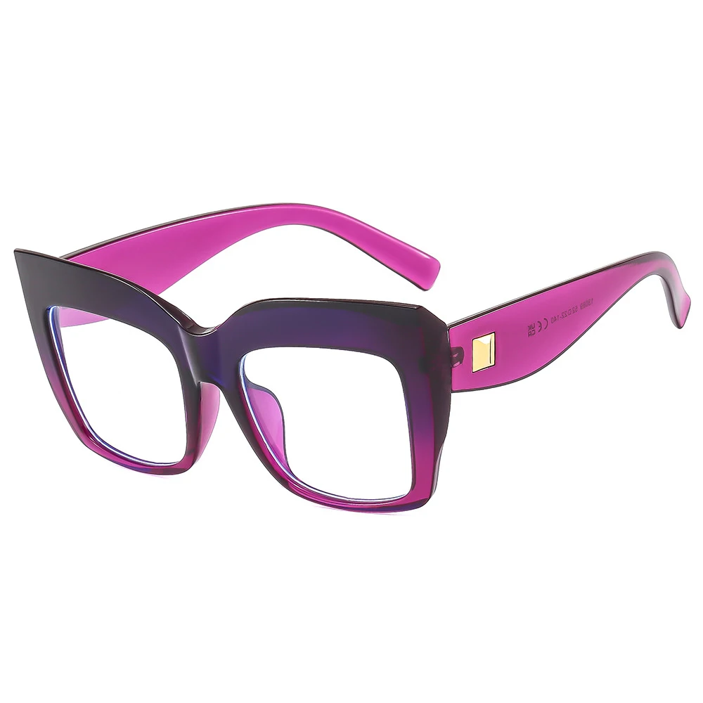 Fashion Transparent Glasses Women Big Oversized Square Eyeglasses Frames Optical Computer Eyewear Men Luxury Brand Spectacle eyeglasses frames eyewear frames women glasses fashion eyeglasses