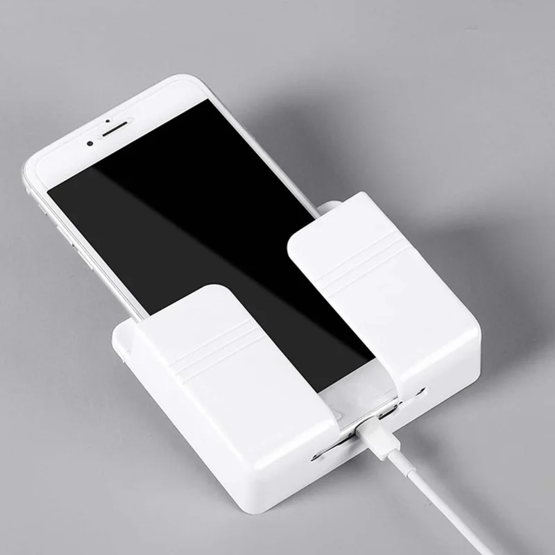 Mobile Phone Charger Rack Wall Mounted Multifunction Bracket