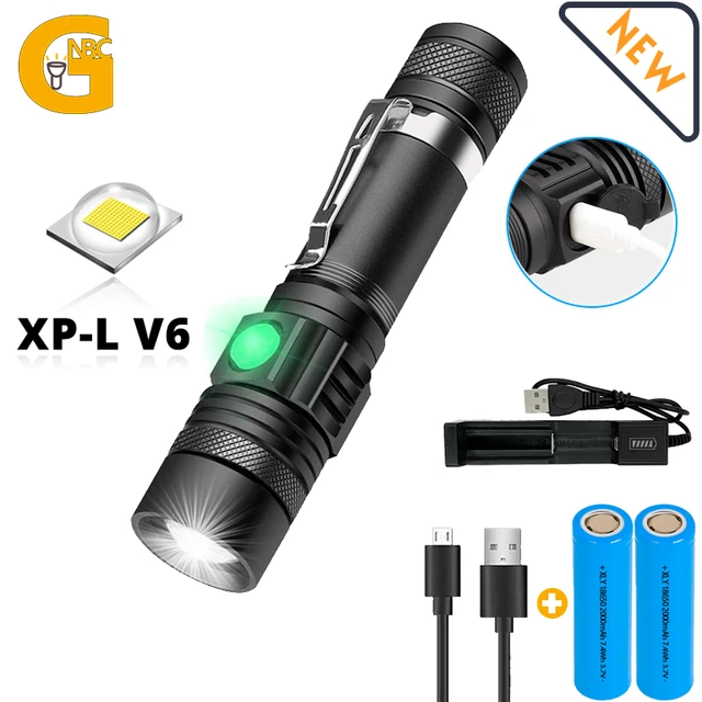 Lampe Torche LED,Lampe de Poche,IP64 Étanche Lampe Tactique,  Zoomable,Antichoc Anti-dérapant pour Camping Randonnée Urgence - Cdiscount  Bricolage