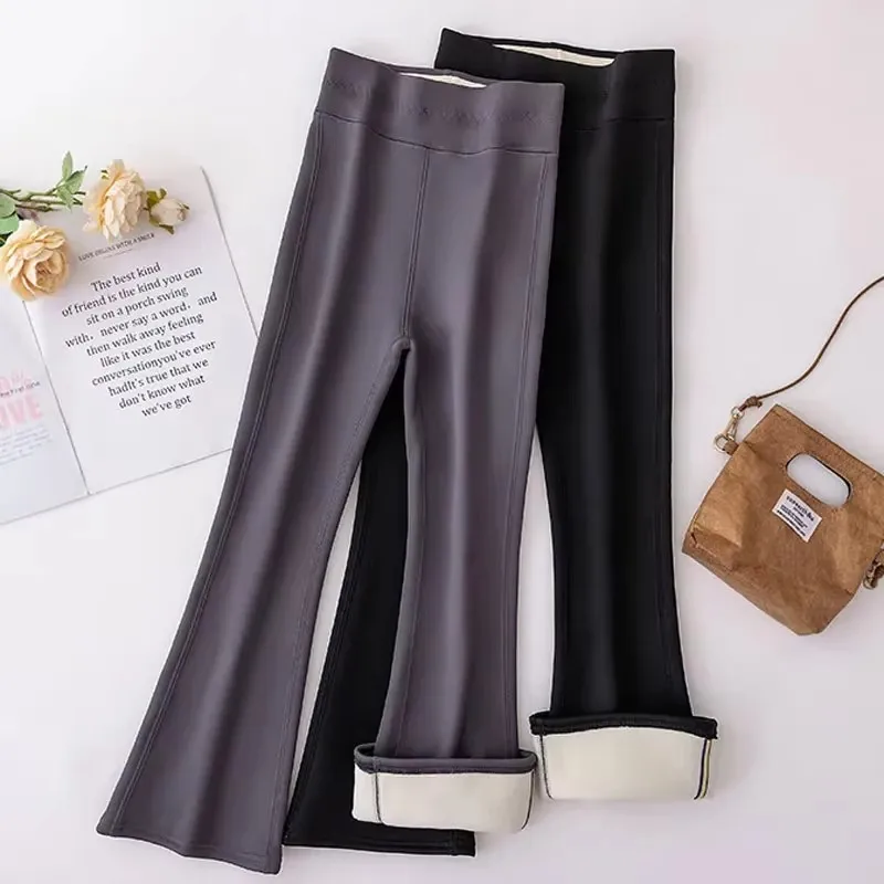 Girls Pants Kids Pants Girls Trousers Girls' Shark Pants Plush Thicken Trousers for Kids Autumn Winter Children's Leggings Teenager Yoga Flared Pants Baby Tights