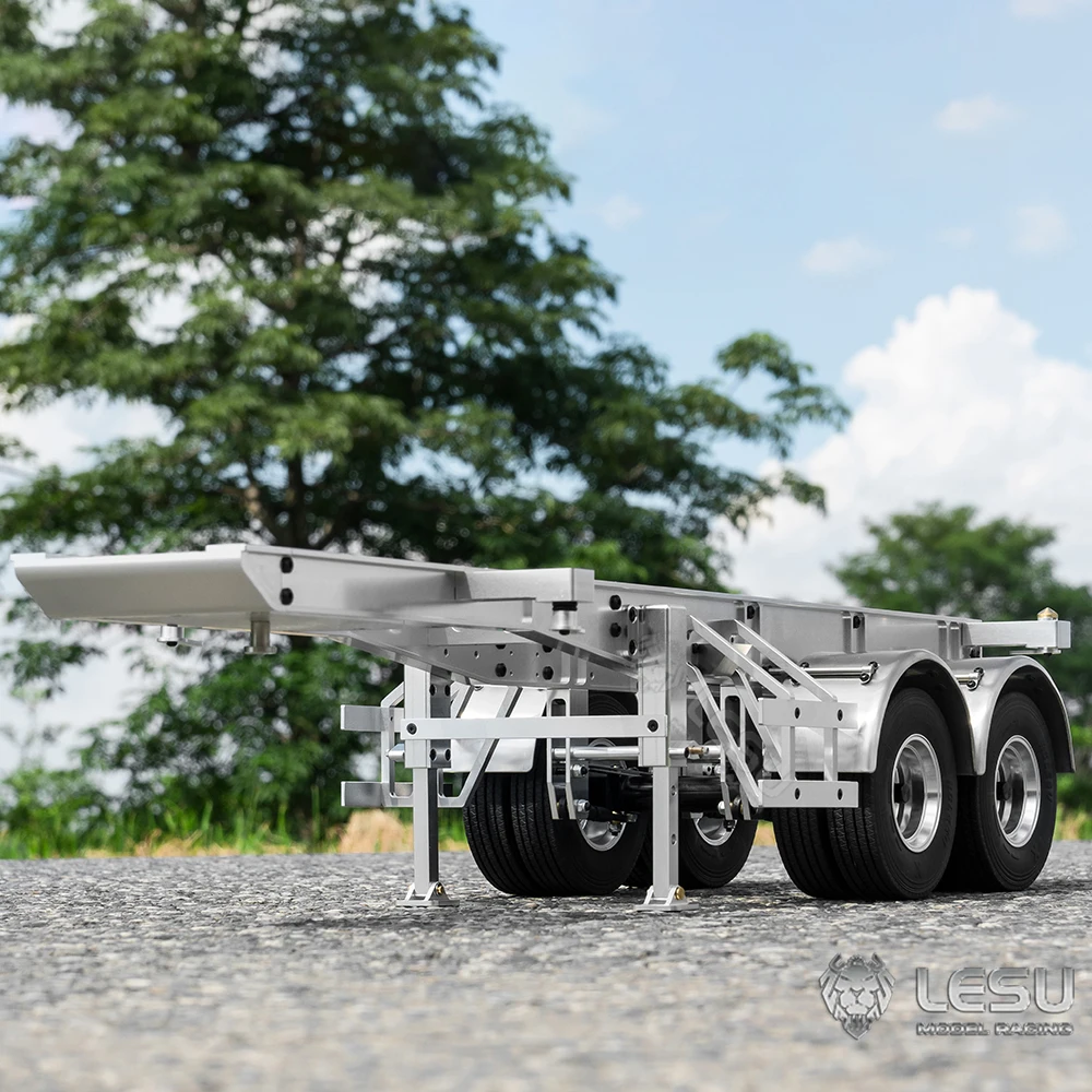 Lesu 20 Feet Metal Box Container RC Trailer Spare Part For 1/14 Tamiyaya Controlled Car Tractor Truck Diy Model Men Toy Th02024 5