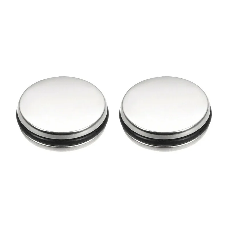 1/3x 35mm Replacement Basin Sink Waste Up Plug Cap Click Clack Push Button For Bathroom Basin Sink Stainless Steel Drain Stopper