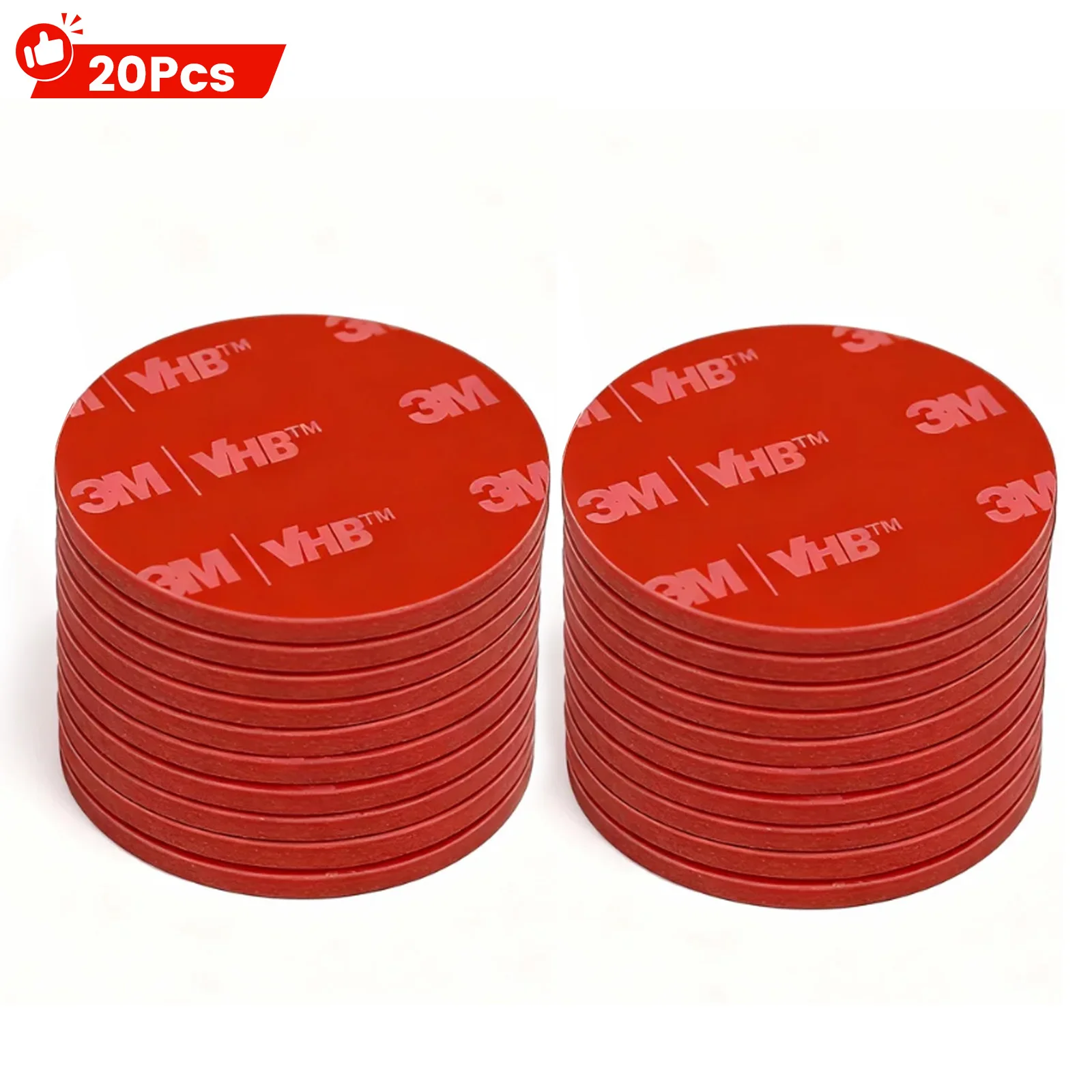 Heavy Duty Waterproof Double-Sided Adhesive Tape, 1mm Thick, Heat Resistant, for Interior Mounting and Signage Fixing