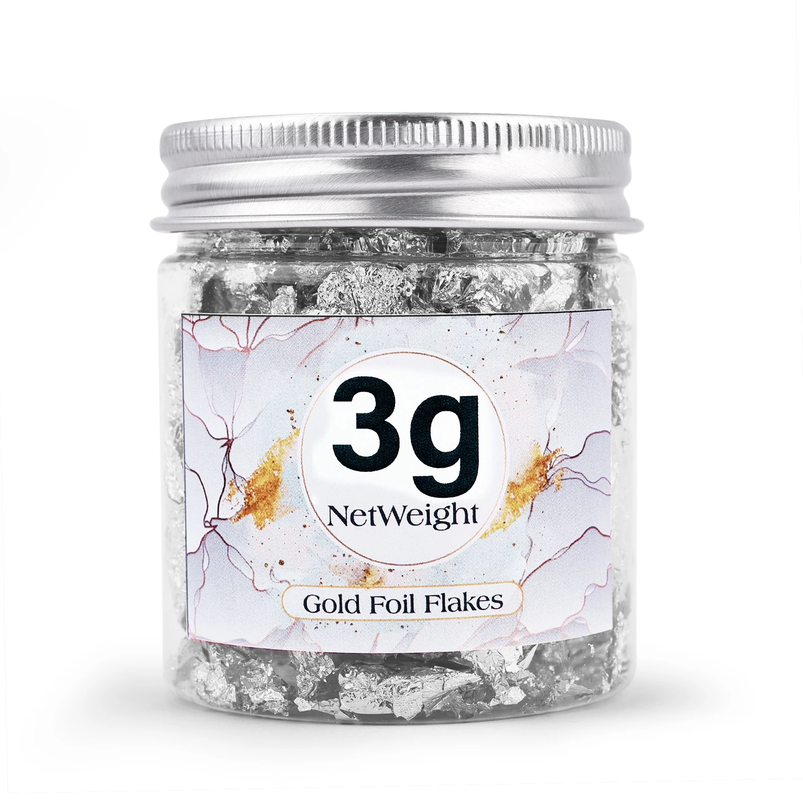 Gold Leaf Flakes for Epoxy Resin and Nail Art Creations