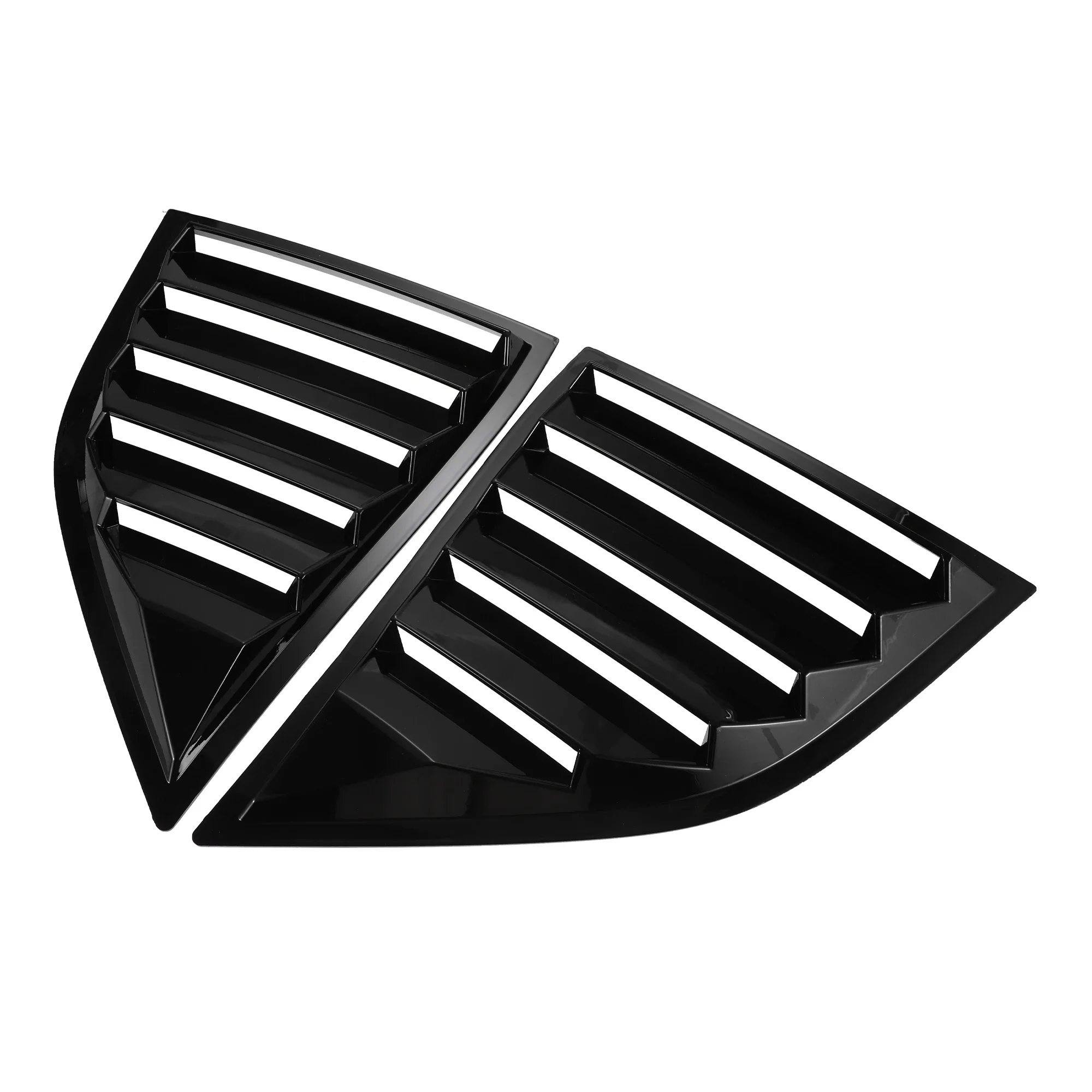 Car Rear Louver Window Side Shutter Cover Trim Sticker Vent Scoop ABS Carbon Fiber Style for Dodge Challenger 2015-car rear window cover,car side window louver
