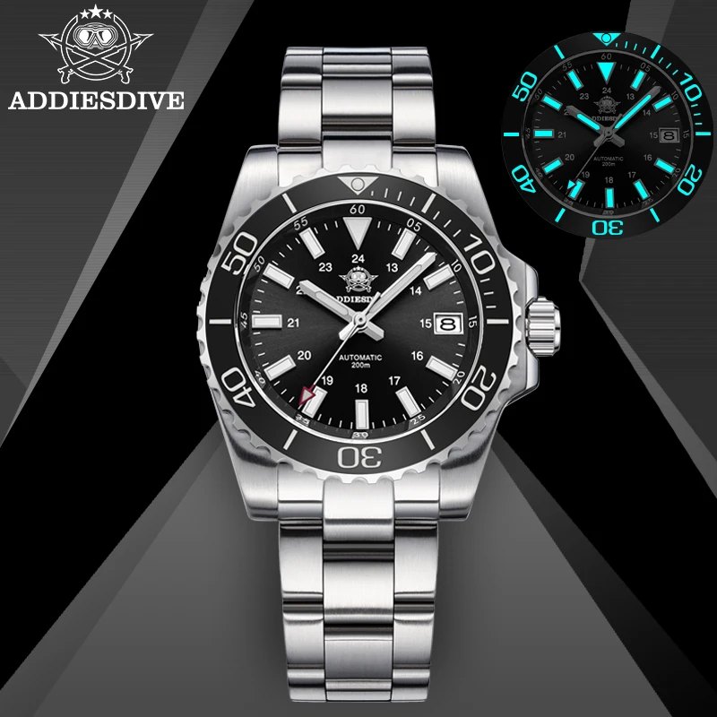 ADDIESDIVE Men's Diving Watch Automatic Mechanical Watch