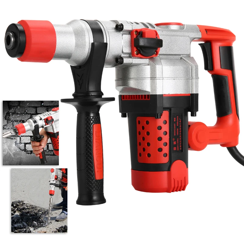 Industry Impact Drill Multifunction 220V Electric Hammer Pick Hand Held Dual Purpose Professional Concrete Industrial Grade Tool qcj paint film impact tester 0 50cm professional paints coating impact tester accurate and efficient tool accessory for painter