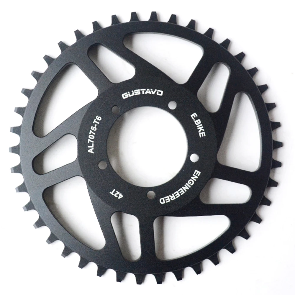 

Цепное колесо BAFANG 42T/44T/46T для BBS01 BBS02 BBSHD, центральный приводной двигатель с ЧПУ, звездочка, запчасти для электровелосипеда