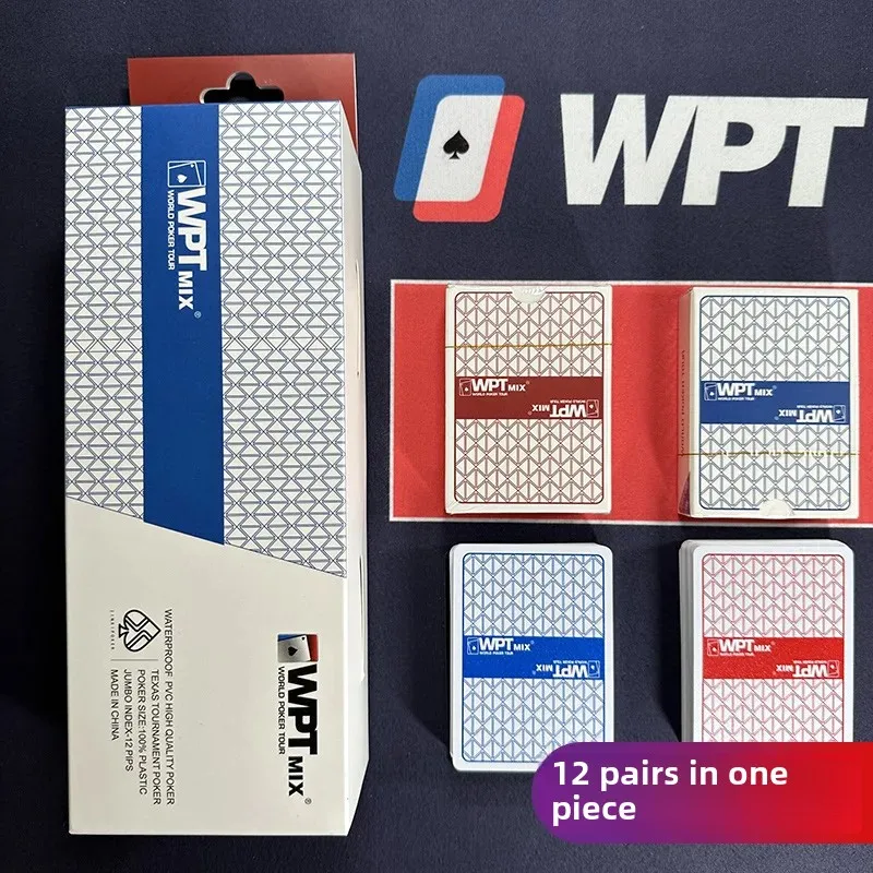 Plastic Poker Cards High-end Waterproof Durable Bulk Purchase For Competitions Professional Card Playing Experience playing cards plastic playing cards