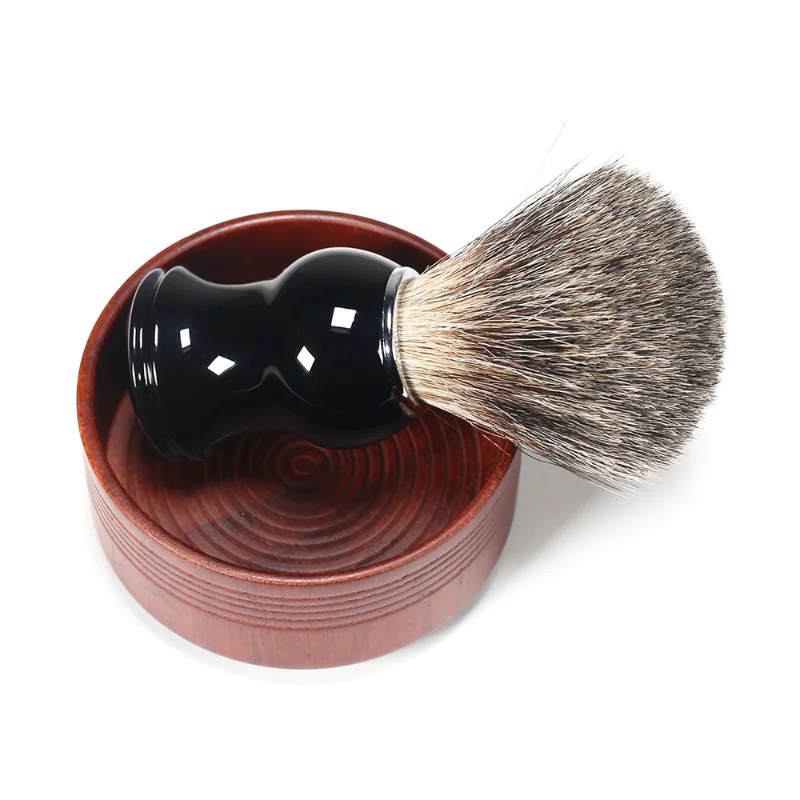 

Men's Shaving Foam Foaming Shaving Care Tools Accessories Oak Shaving Soap Foaming Bowl