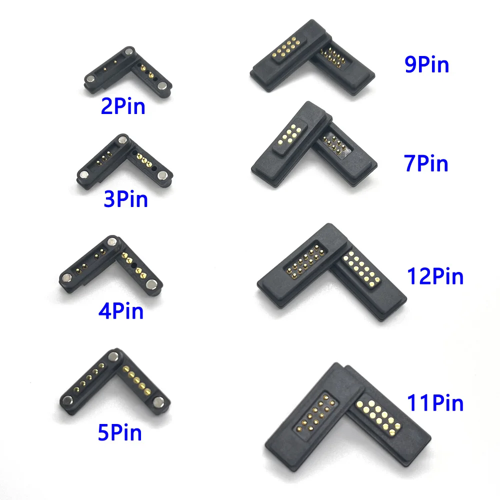 

1Pair 2A Waterproof Magnetic Pogo Pin Connector 2Pin 3P 4Pin 5Pin 6Pin Pogopin Male Female 2.2 MM Spring Loaded DC Power Socket