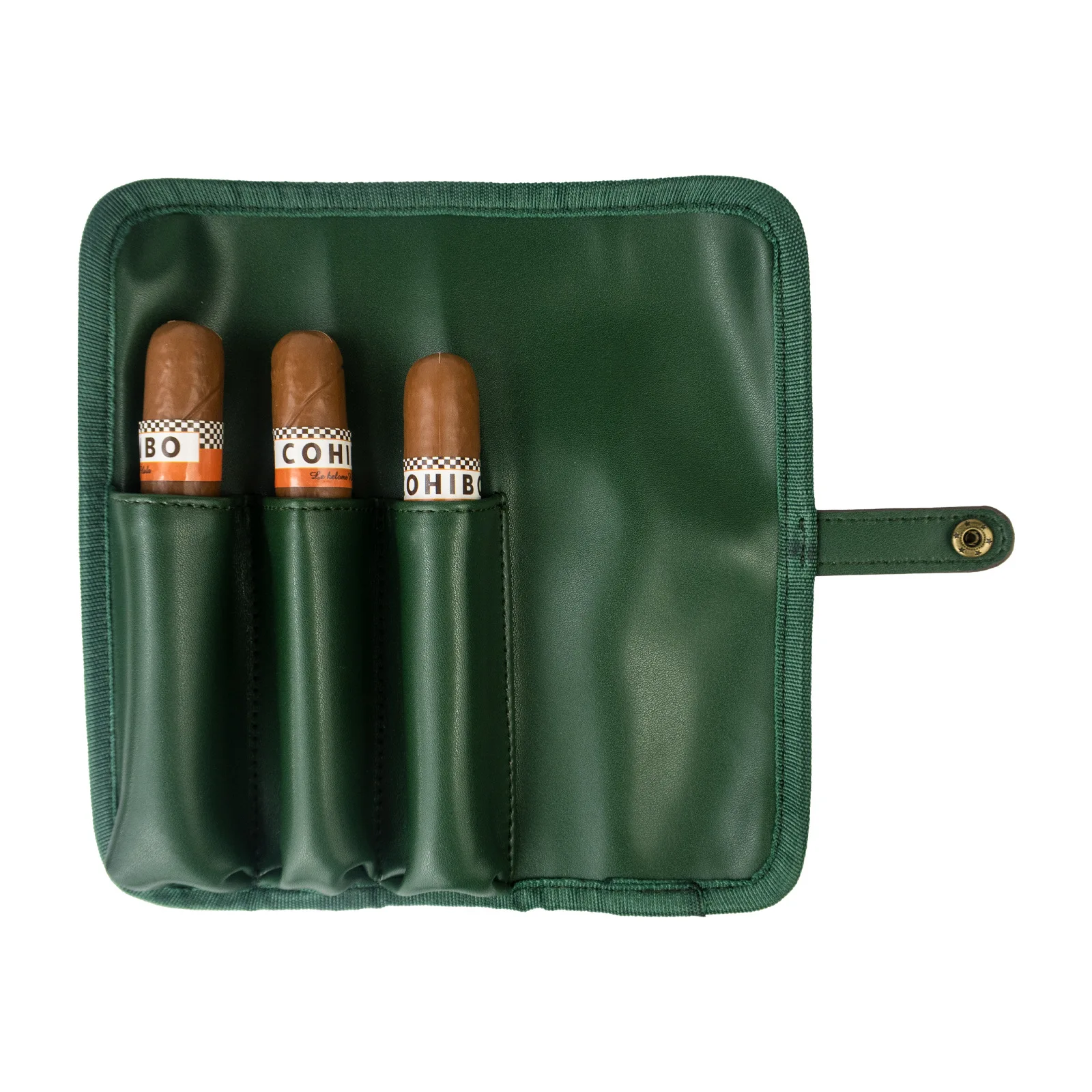 PULeatherCigarBagPortableTravelCigarCaseVintageWaterproof