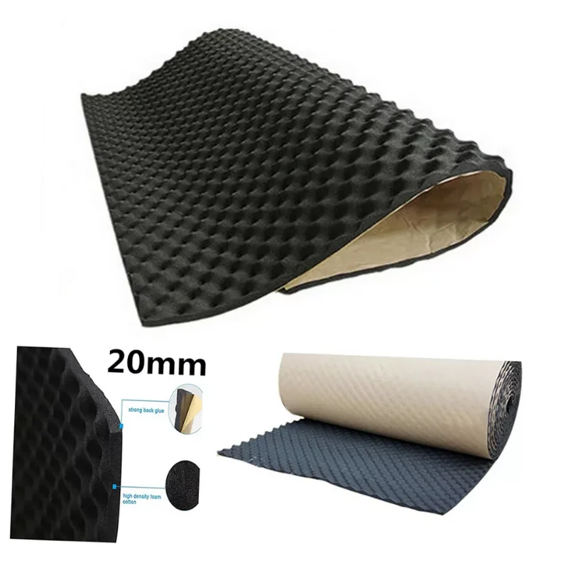 AutoStudioSoundAcousticAbsorptionCarHeatproofWaveFoamDeadener