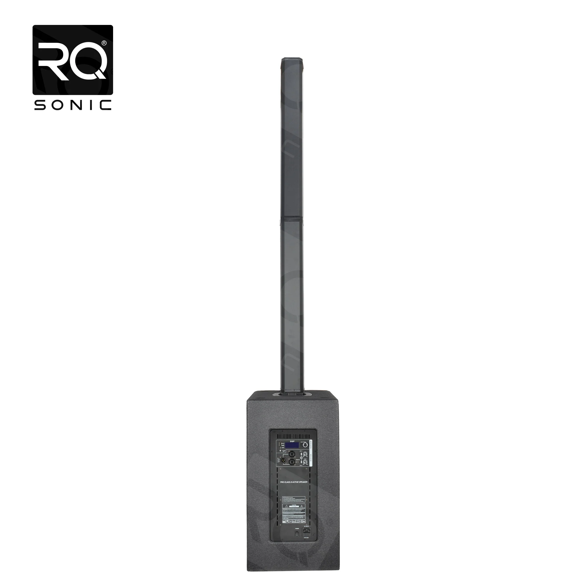 RQSONIC AC22D3 슬림 휴대용 PA 액티브 컬럼 스피커 전문가용 컬럼 라인 어레이 시스템 컬럼 스피커