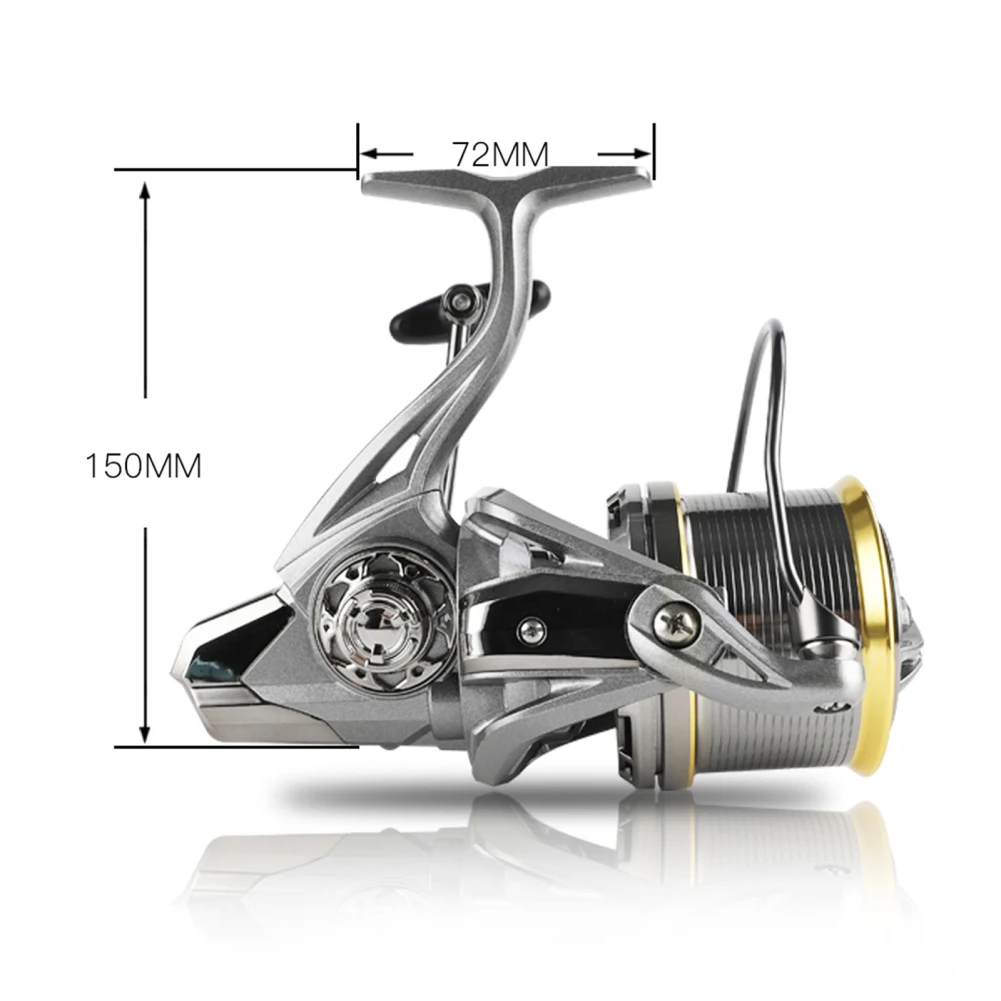 Spinning Reel 17+1BB Bearings 4.8:1 Gear Ratio High Speed With 18KG Braking Force 8000-14000 Wire Cup for Outdoor Fishing