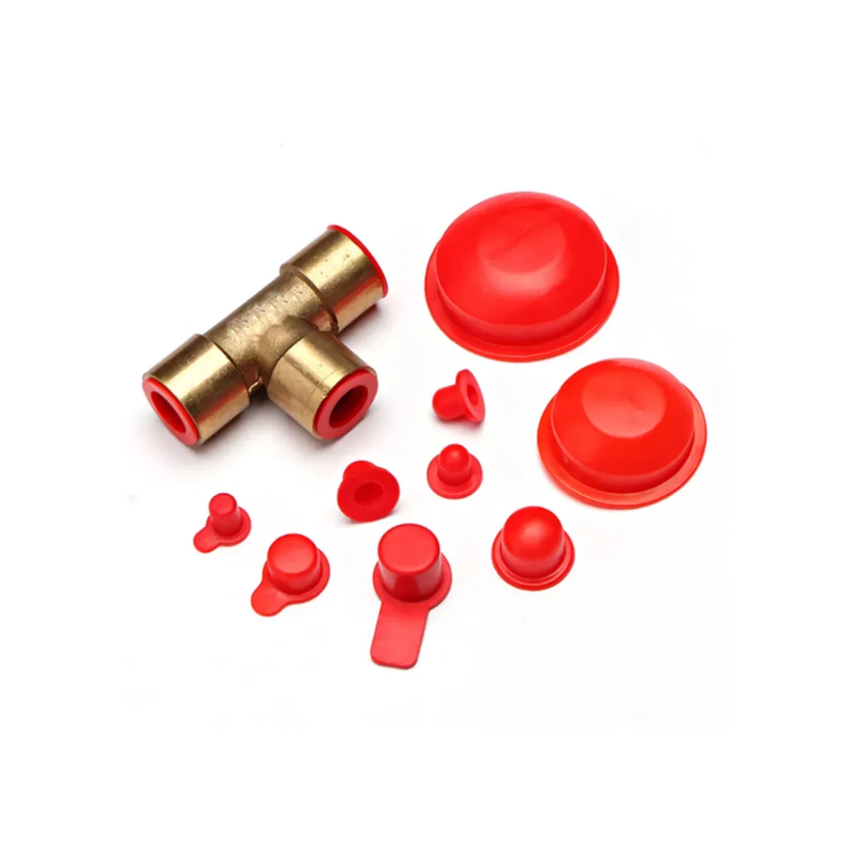 Red PVC Rubber Screw Hole Plugs Oil Cylinder Plastic Plugs Cover Nut Protective Sleeve cable hole cover square hook screw