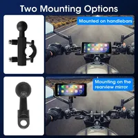 Srnubi 7 Inch Motorcycle Portable Navigation GPS Wireless Carplay Android Auto IP67 Waterproof Motorcycle Touch Screen Display - Image 6