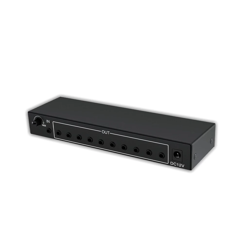 Muxboxs 3,5 мм TRS вход 1 в 10 выход усилитель для наушников стерео аудио распределитель наушников сплиттер для студии