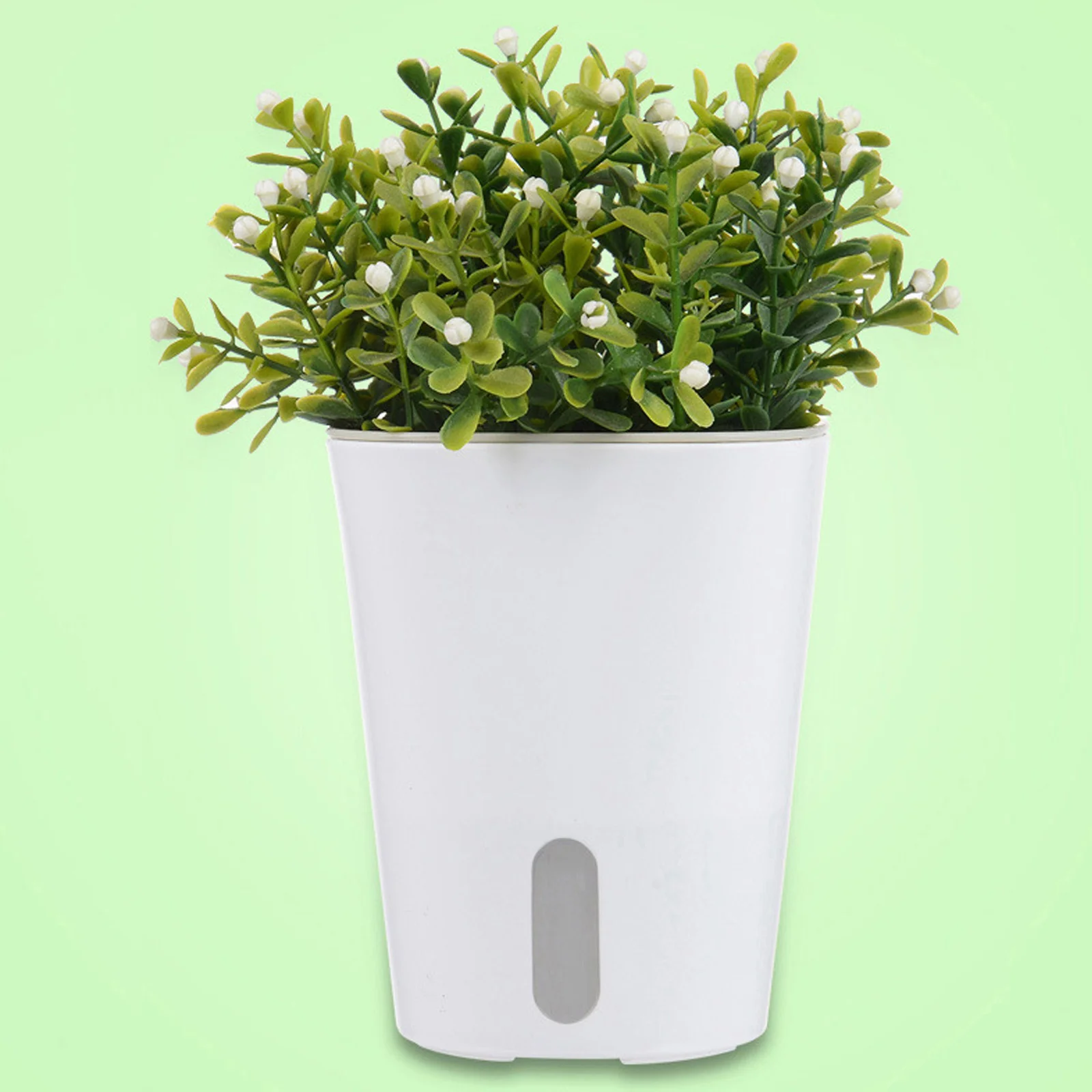 

Hydroponic Automatic Water Absorption 2-layer Succulent Flower Pot Self-watering Plant Pot Hydroponic Lazy Garden Pots Planters