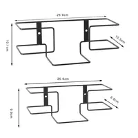 Glove Holder Wall Mounted Metal Glove Box Holder for Healthcare Food Service Anti-slip Tissue Box Organizer with for Dentist 2