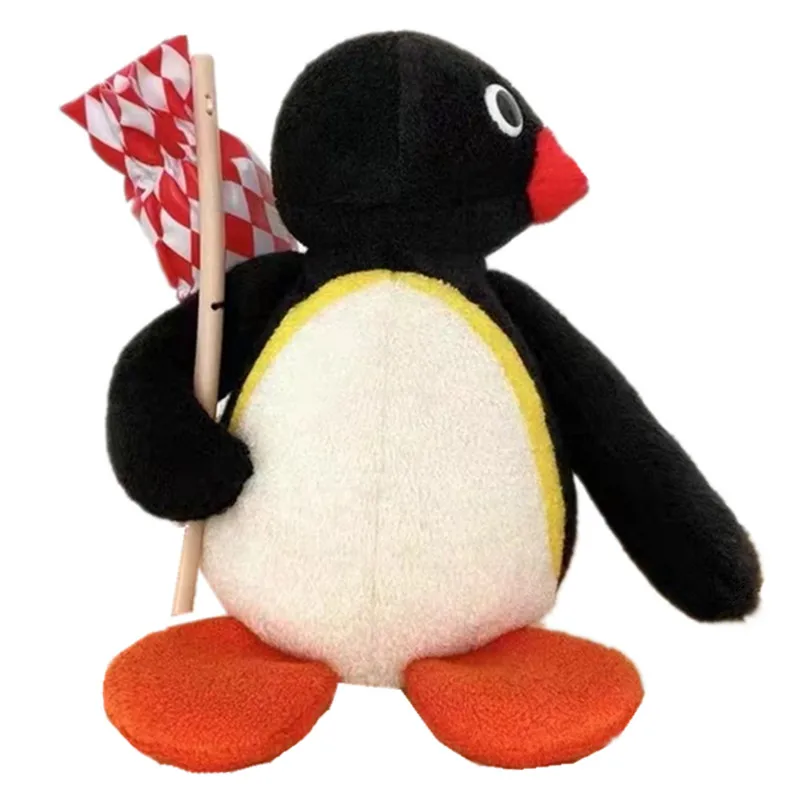 

New Kawaii Cute Pingu Penguin Travel Plush For Girls Boys Kids Stuffed Animals Toys Children Gifts 20CM