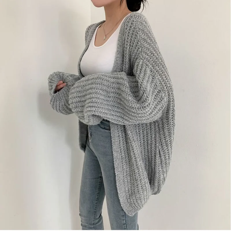2026 Vintage Harajuku Lantern Sleeve Women Cardigan Sweater Casual Korean Fall Streetwear Tops Chic Lazy Wind Y2k Sweater 19 S5f81128febba4d029e032b6d895c1c29d