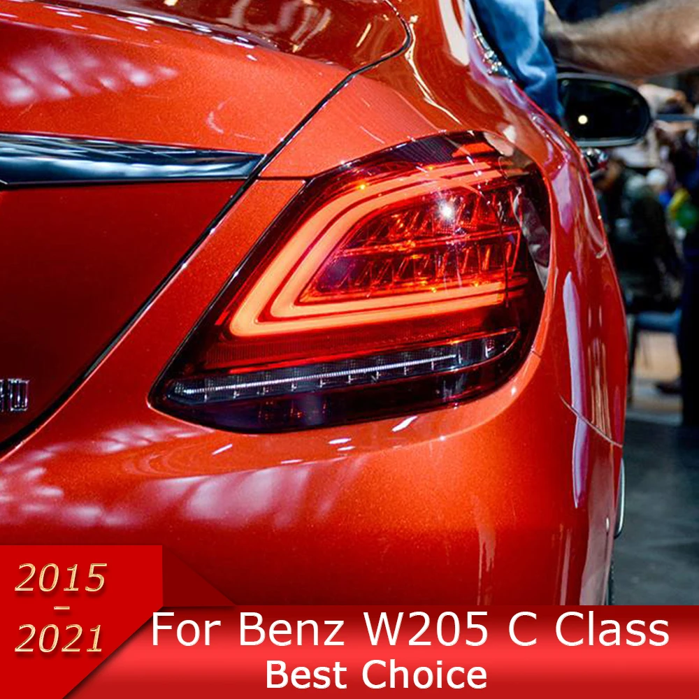 

Car Lights for Benz W205 C Class 2014-2021 LED Auto Taillight Upgrade Dynamic 2019 Style Design Dynamic Signal Lamp Accessories