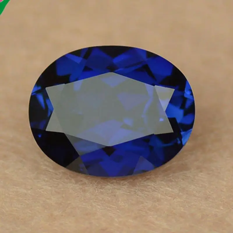 Natural Blue Sapphire Oval Cut AAAA+ VVS Loose Gemstone Multiple Sizes to Choose For Jewelry Making