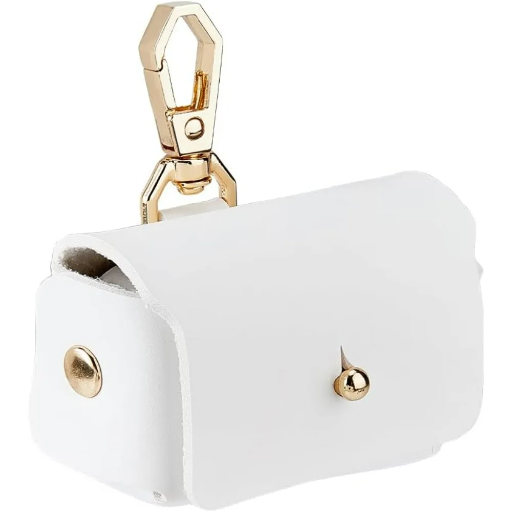 White Dog Ring Bearer Ring Holder Leather Wedding Pillow Box for Pet Bearer Pillows for Dog Collar Wedding Pouch