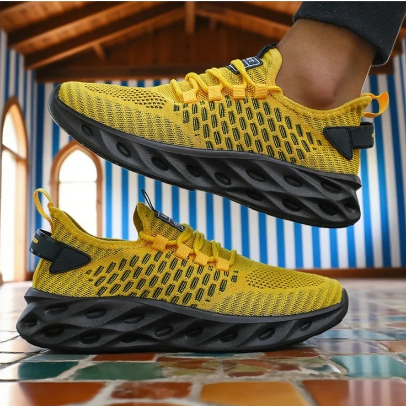 Men's Fashion Casual Sneakers  Athleti Max Performance Running Kicks Ultra Lightweight Trainers Newly Launched Trendy Sneakers