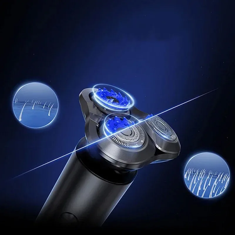 MIJIA 전기면도기 S302는 피부 보호를 위한 듀얼 링 아크 블레이드 네트를..