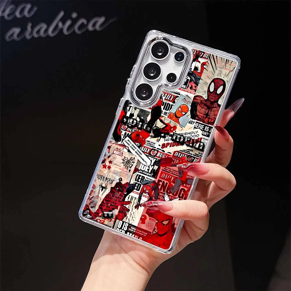 Spider-Man Anime Transparent Soft Phone Case