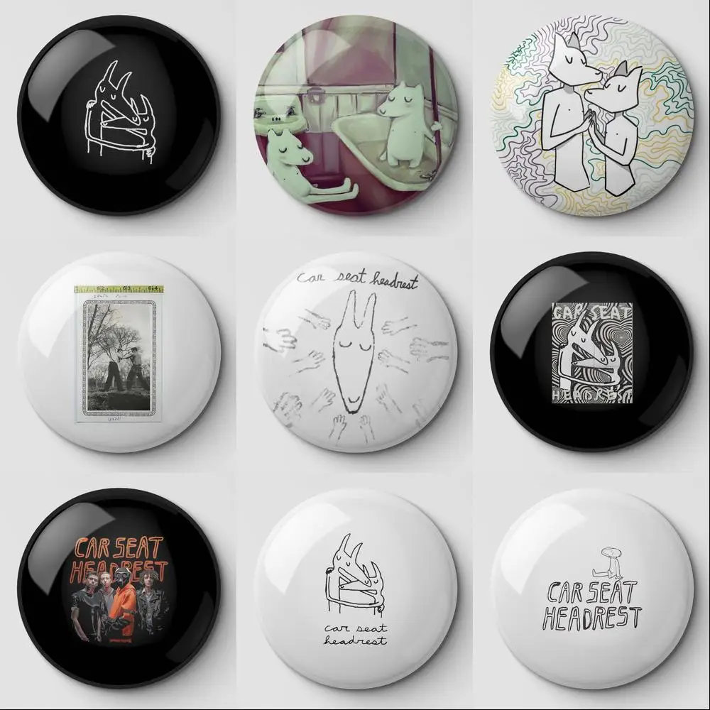 

Twin Fantasy Car Seat Headrest Art Me Soft Button Pin Customizable Creative Badge Decor Lover Brooch Cute Cartoon Clothes